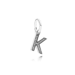 Letter K pandora charm